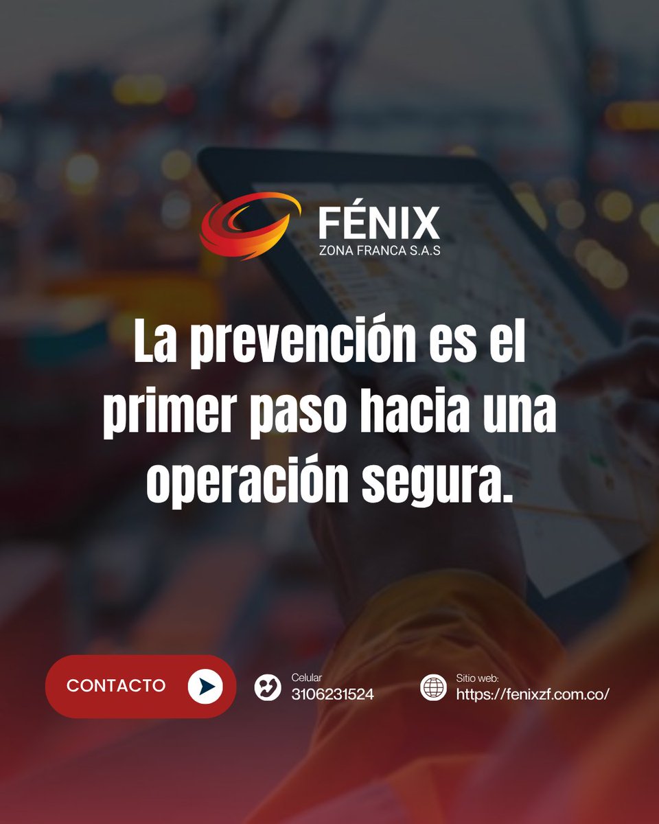 Fenix_ZF's tweet image. En logística, prevenir no es un extra: es una responsabilidad.
Cada control, cada verificación y cada proceso implementado reduce riesgos y garantiza una operación segura.
Así protegemos tu carga y tu operación todos los días.
#PrevenciónFénix #OperaciónSegura #CalidadLogística