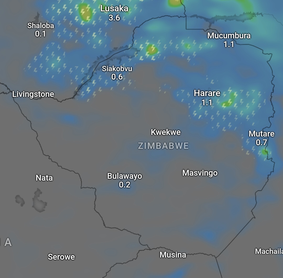 Showers and possible thundershowers expected across parts of northern and eastern Zimbabwe on Thursday, with light showers possible for other parts of the country. Generally clearer conditions expected on Friday, with rains expected across parts of the south on Saturday. 🌦⛈️🌱🇿🇼
