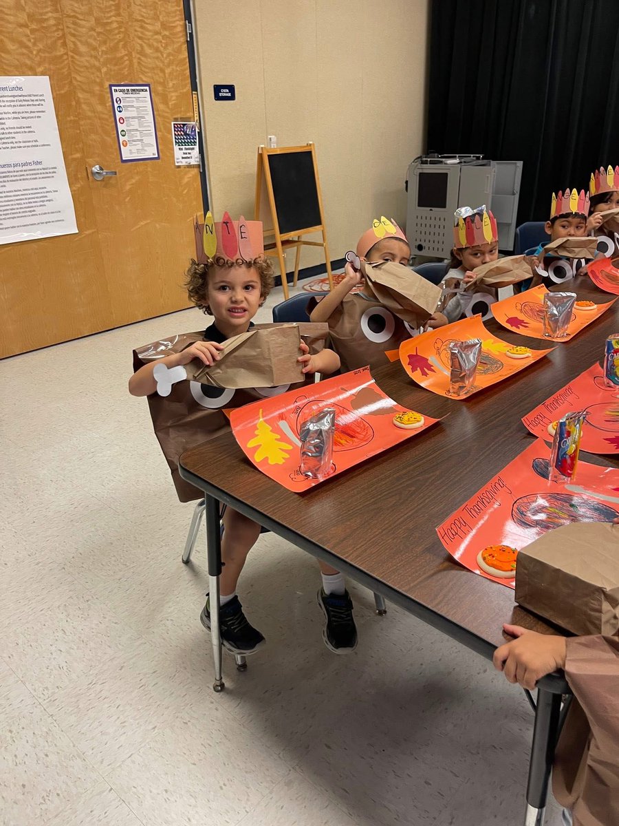 PreK Friendsgiving 
We are so thankful for our little Marlins 🤗