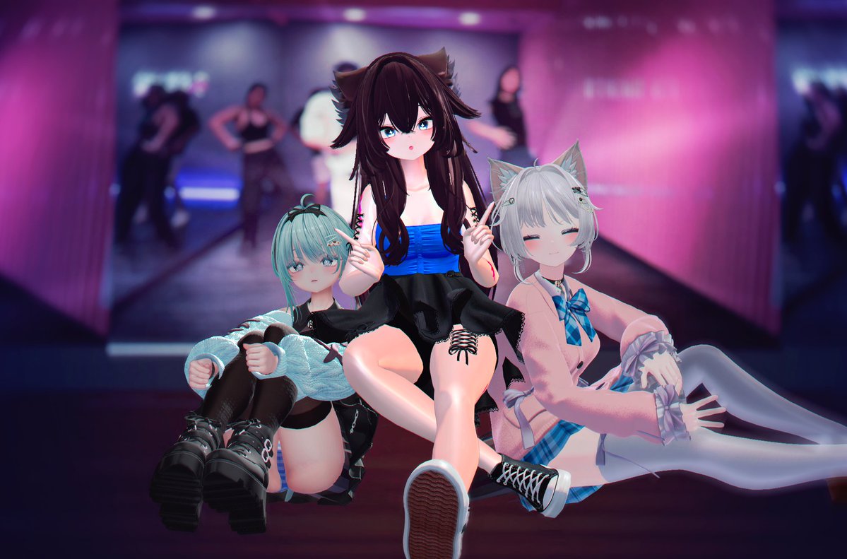 Gatze_vr's tweet image. #PyPyDance の一夜を終えた最後の生存者たち。ehe 🌃
