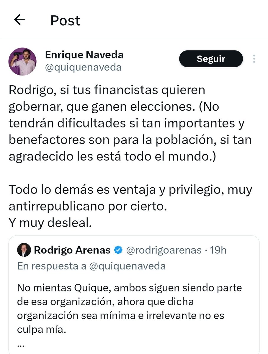 Que ganen elecciones, si pueden.