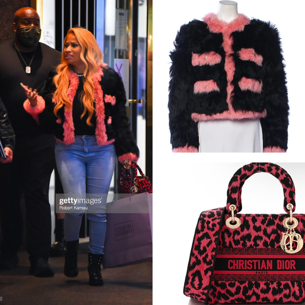 whatnickiwears's tweet image. Nicki Minaj was spotted in Manhattan wearing a Chanel
2021 Lambskin Faux Fur Coat paired with a CHRISTIAN DIOR
Canvas Mizza Embroidered Medium Lady D-Lite Fuchsia
🦄