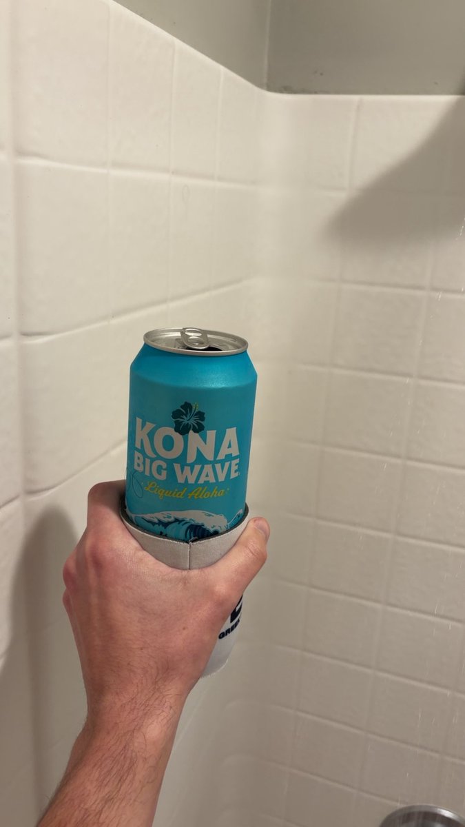 Normal sized pre class shower beer