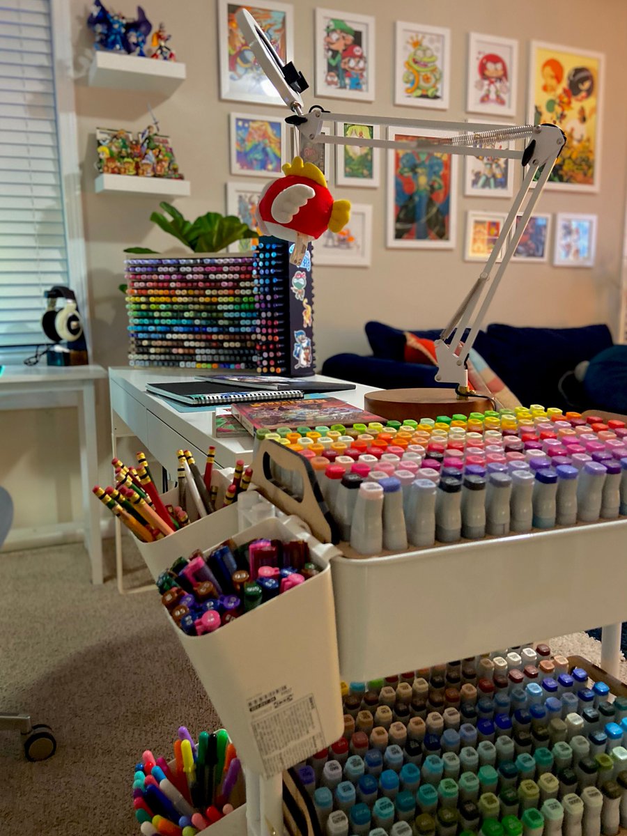 Pics of the workspace for ImagineFX