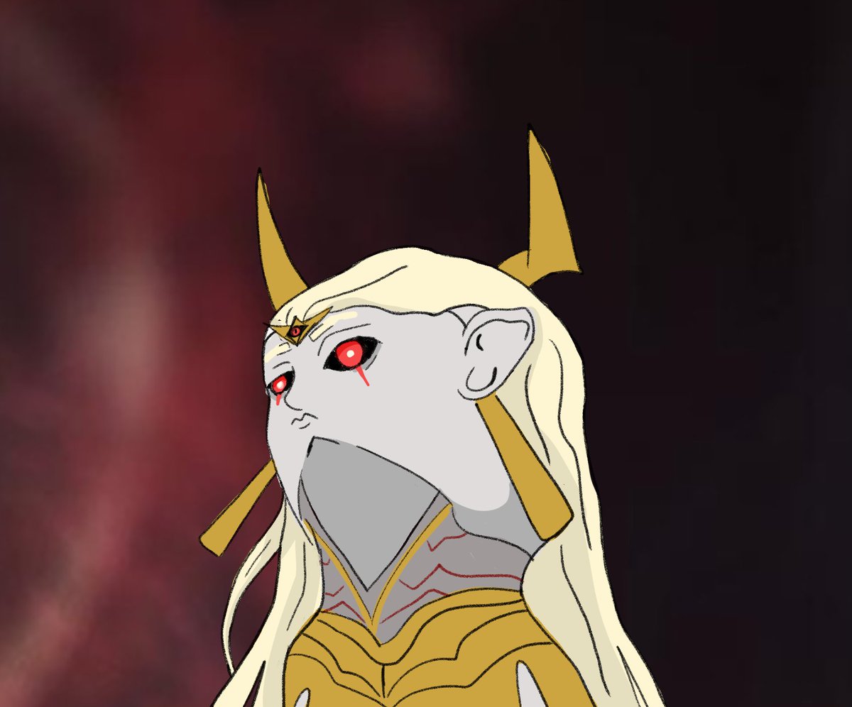 POV: eres Yunara mirando a Zaahen.