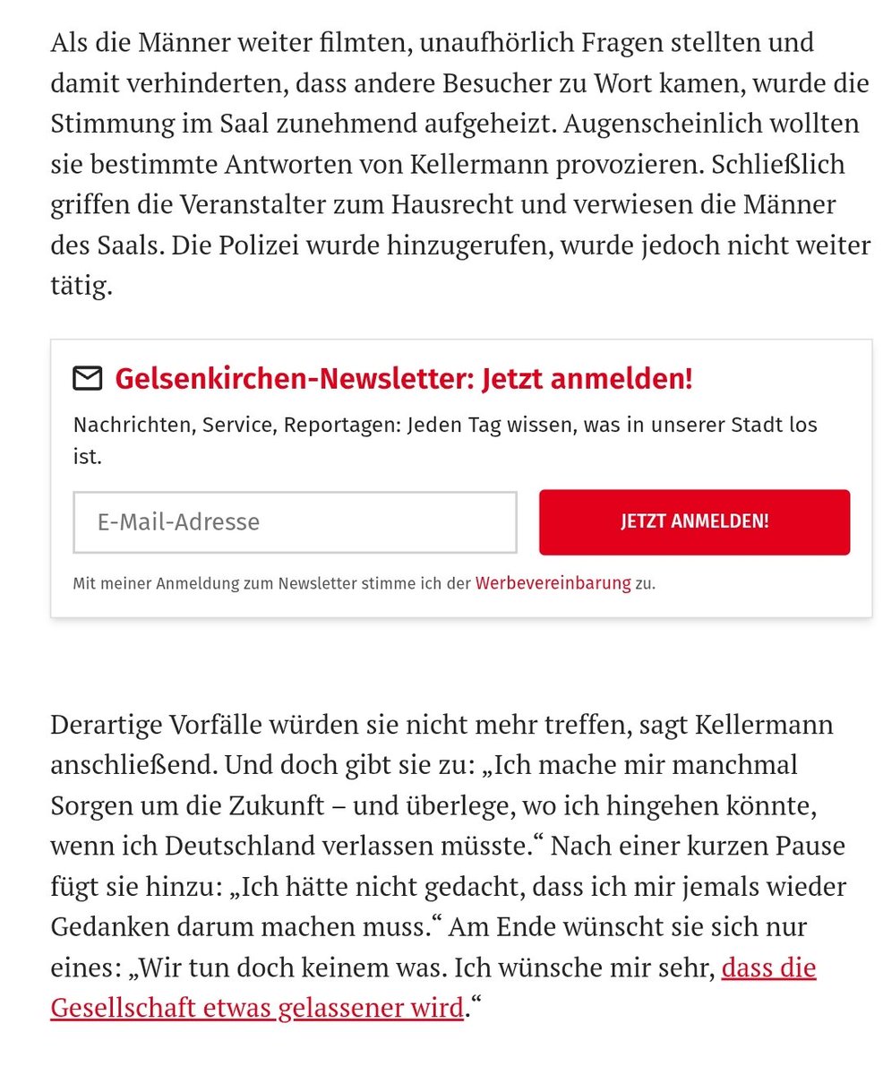 EkelhAfD. Der adipöse Otter <a href="/RealWuppi/">Wuppi ꥟ #FreieRedeJetzt</a> stört Lesung von <a href="/GeorgineKellerm/">Georgine Kellermann she/her 💃🏳️‍⚧️🏳️‍🌈</a>.
Armselig, billig, rechtswidrig.
archive.is/2025.11.14-050…