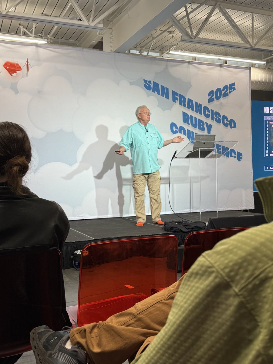 travis_code's tweet image. @pragdave Dave is a class act. He gave us a master class in keeping things simple in ruby. He is really in a class of his own. Always keeping it classy with the socks Dave! Loved the talk!