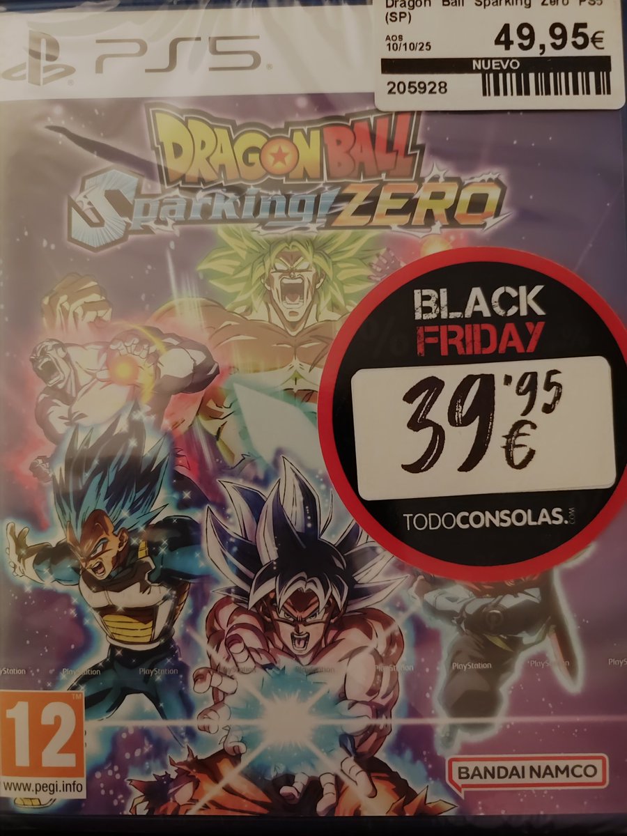 gatoecho_games's tweet image. Y empezamos las ofertas del black friday gracias a @TodoConsolas con el Sparking Zero que tenía ganas de tenerlo, ahora ya tengo juegos para rato 😅 Y lo peor es que seguro que sale alguna otra oferta interesante que me acabaré pillando #SparkingZero #DragonBall #BlackFriday