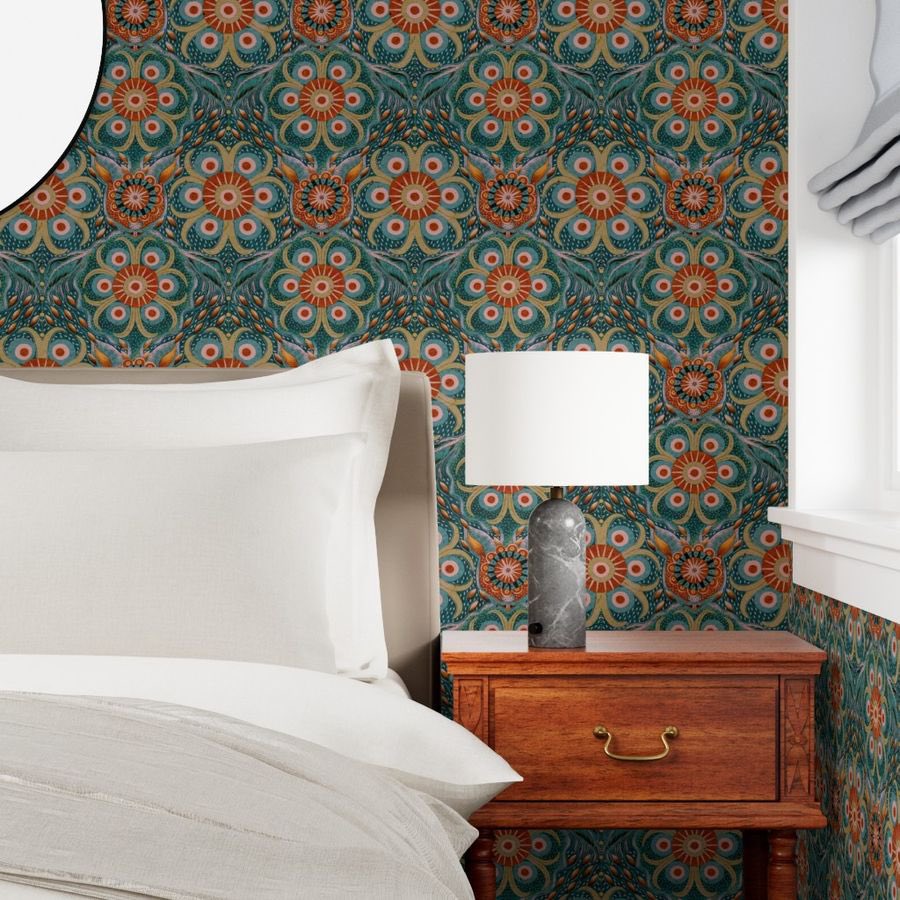 JoLenzArt's tweet image. ✨ Ich hab mal wieder bei der #spoonflowerdesignchallenge mitgemacht. Voting startet morgen, glaub ich. Dann teil ich’s hier.
Angucken geht jetzt auch schon.
Finde den Hasen!  🧚🏼
 spoonflower.com/en/wallpaper/2…

#surfacepattern #patterndesign #seamlesspattern #vintage #InteriorDesign