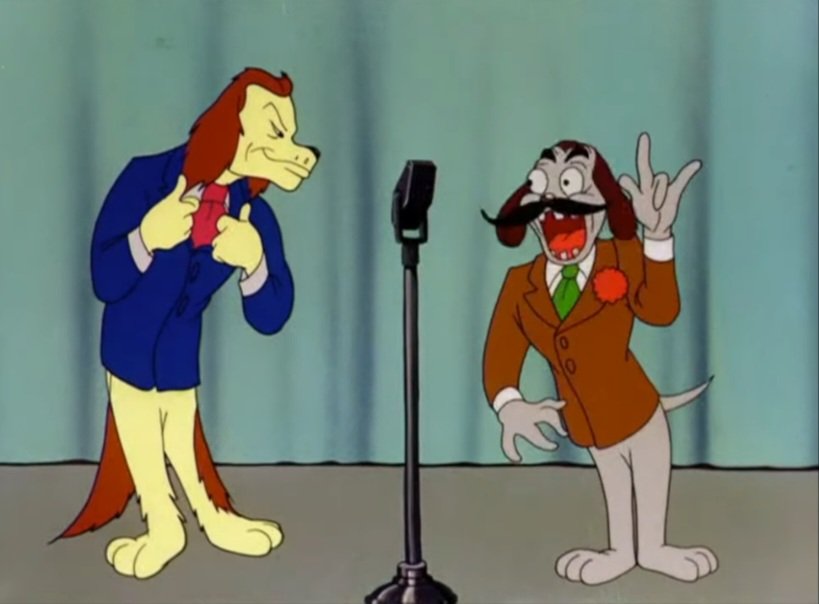 deceasedroaches's tweet image. everybody talks about the Peter Lorre references in looney tunes but I mostly remember the Jerry Colanna references.