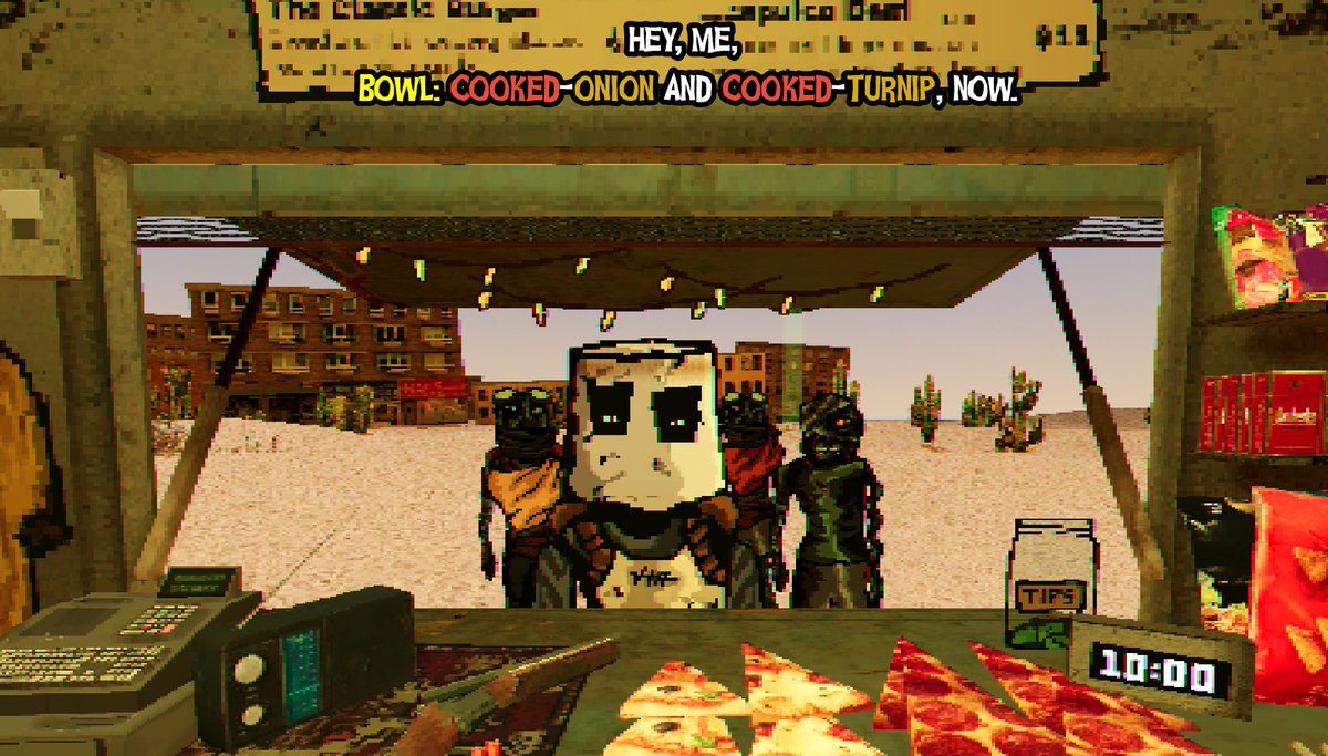 CosmicDev117's tweet image. made some new outfits for your favourite mutant customers
what would you wear while eating garba- I MEAN a delicious non-irradiated meal?