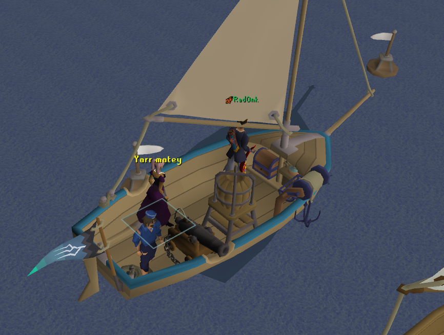 roleplaying on my beautiful main #osrs #sailing #swag