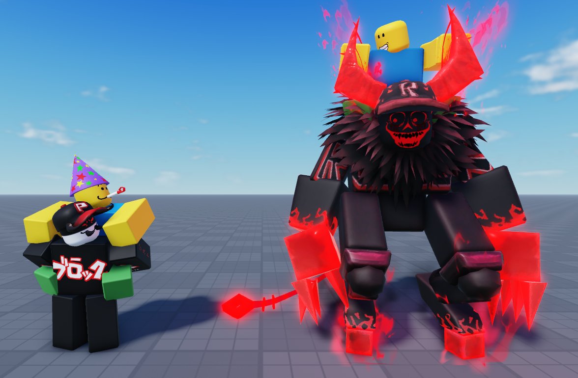 straitjacketSix's tweet image. I&apos;m no rocket scientist, but something tells me this might be a bit harder on Pest than it is on Sixer.

#Forsaken #forsakenroblox Guest 666 (Sixer) &amp;amp; Noob
#Regretevator #regretevatorroblox PartyNoob (Poob) &amp;amp; Pest