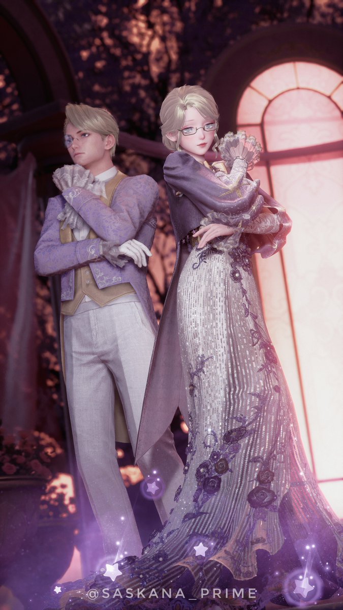 saskana_prime's tweet image. I really wanted to try and copy his outfit - I&apos;m such a sucker for the color combo 🙏🏻

#InfinityNikki #EncoreSeason #gildedpast