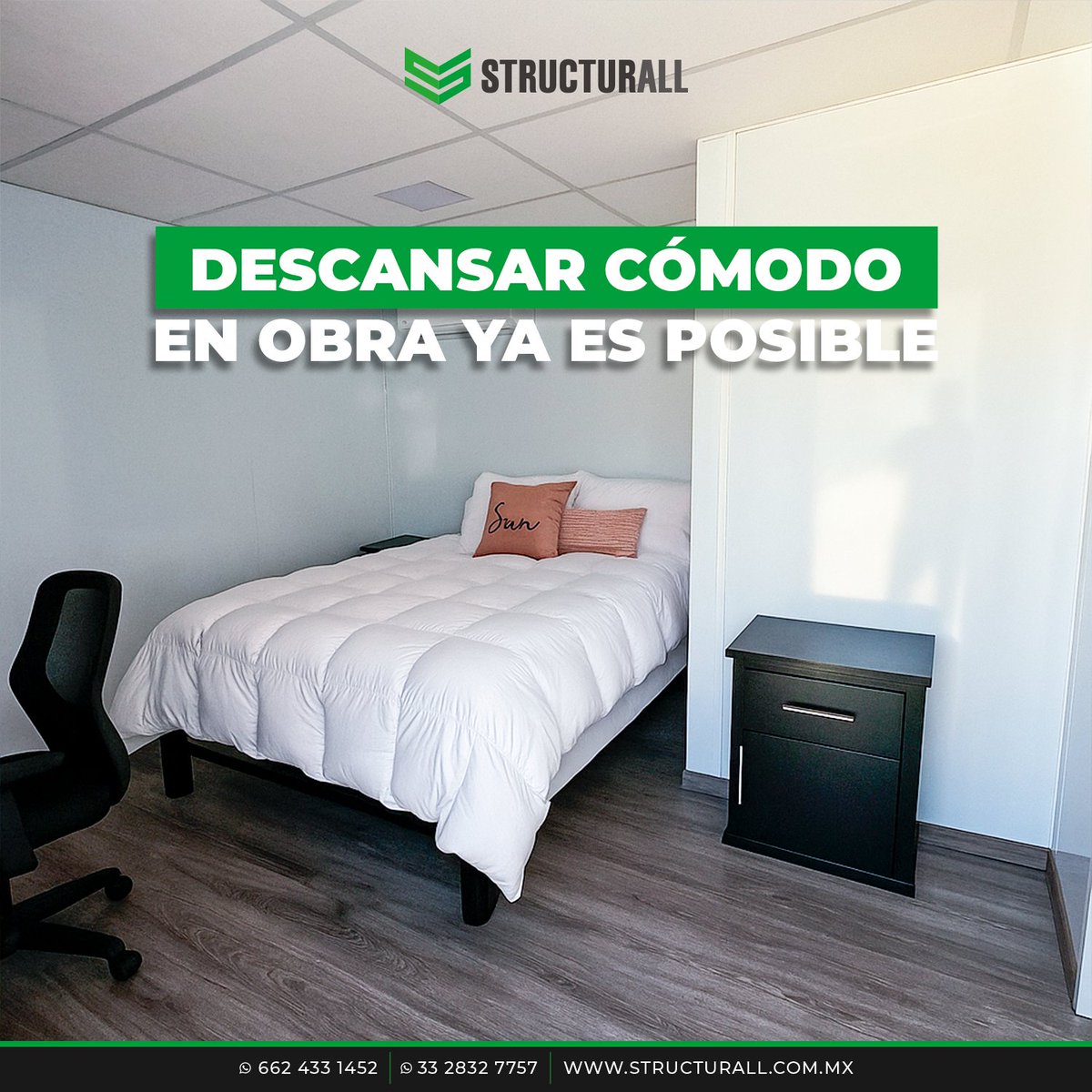 Structurall_mx's tweet image. Descanso real, incluso lejos de casa.

-
-
-
-
#Structurall  #OficinasMoviles #Sustentabilidad  #UnidadesMoviles
 #SinConstrucción #RentaYVenta #Mexico  #Minas #Mineria #Construccion