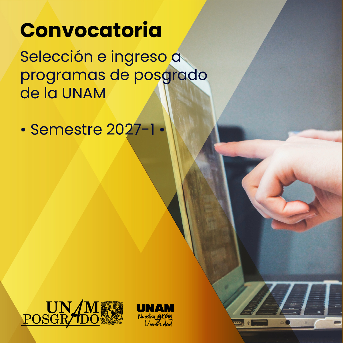 ¿Te gustaría estudiar un posgrado en la UNAM? 📚✨
La convocatoria 2027-1 ya está disponible.
Y seguro conoces a alguien que también quiere seguir preparándose… ¡compártele esta oportunidad! 🤝💛💙
#SOMOSPOSGRADO #PosgradoUNAM
posgrado.unam.mx/wp-content/upl…