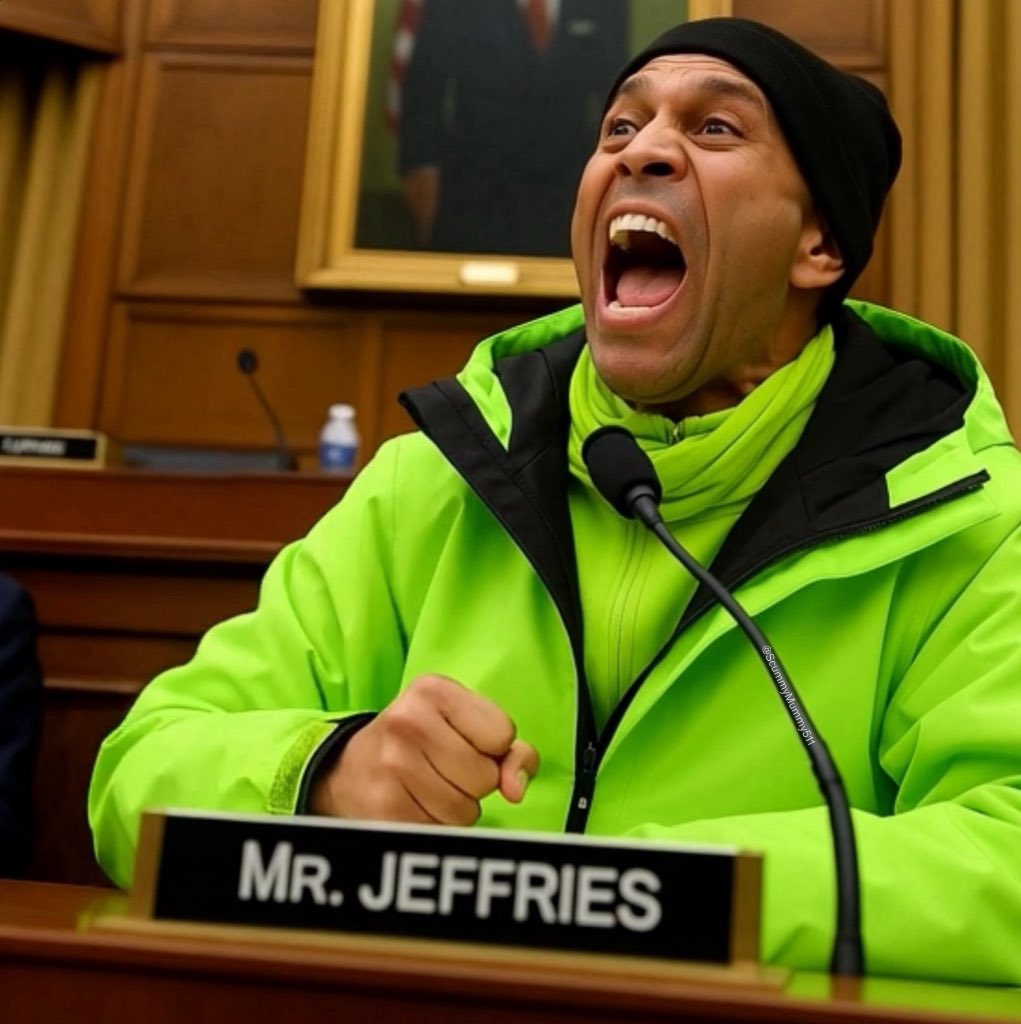 ScummyMummy511's tweet image. Hakeem Jeffries doesn’t want the Epstein files released!!!