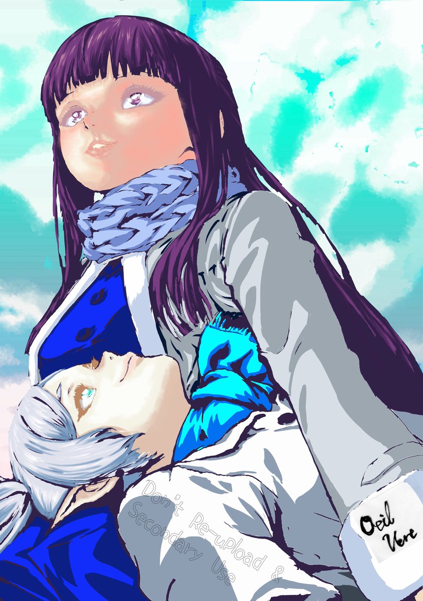 𝔽𝕒𝕟𝕒𝕣𝕥 𝕠𝕗 #frieren
フェルンとフリーレン。筆ペン&筆ペン抜きver
Fern &amp; Frieren, Without or Only brushpen ver. 