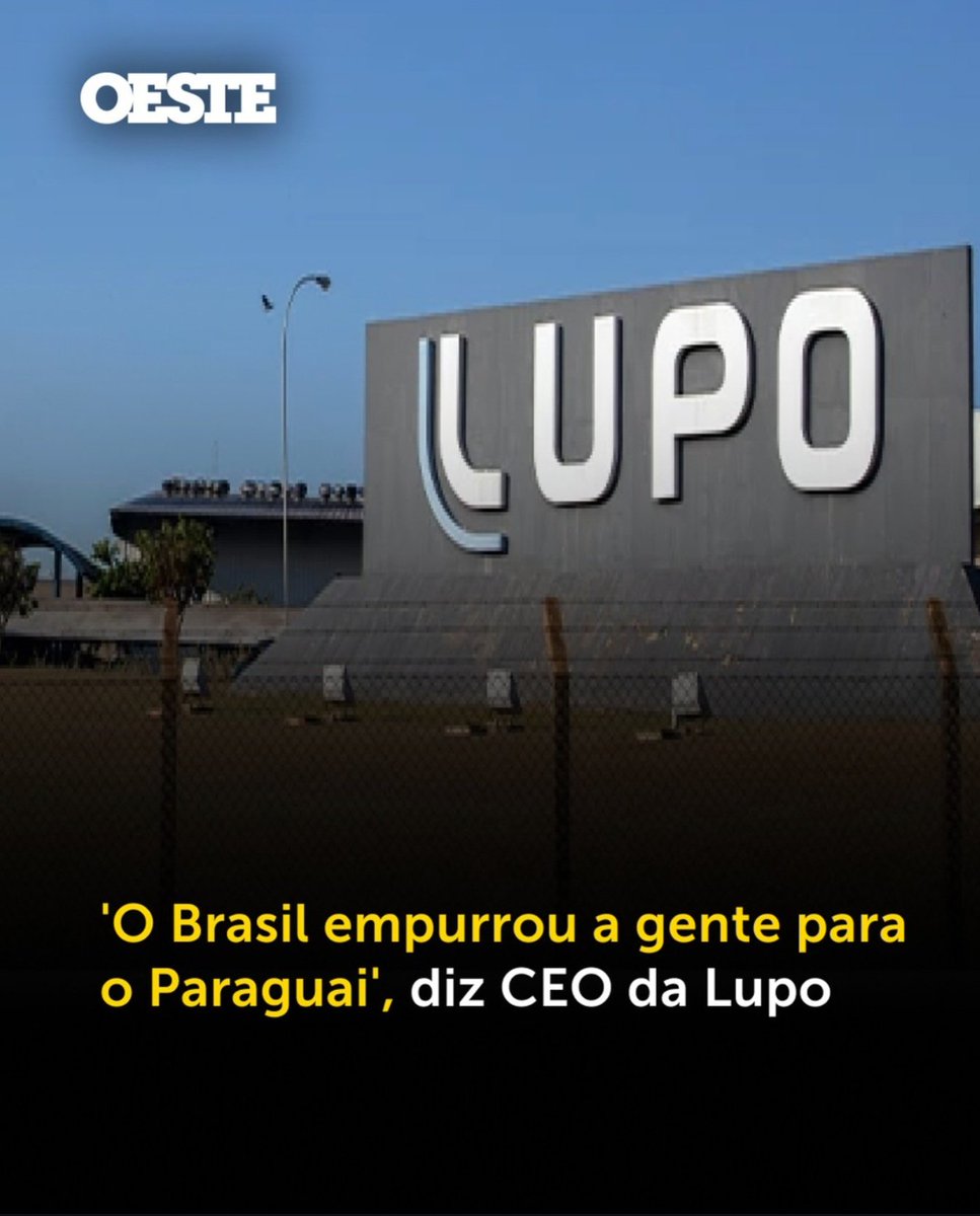 A LUPO estava há um pouco mais de um século no Brasil e agora foi embora para o Paraguai.

O PT é pior que uma pandemia.