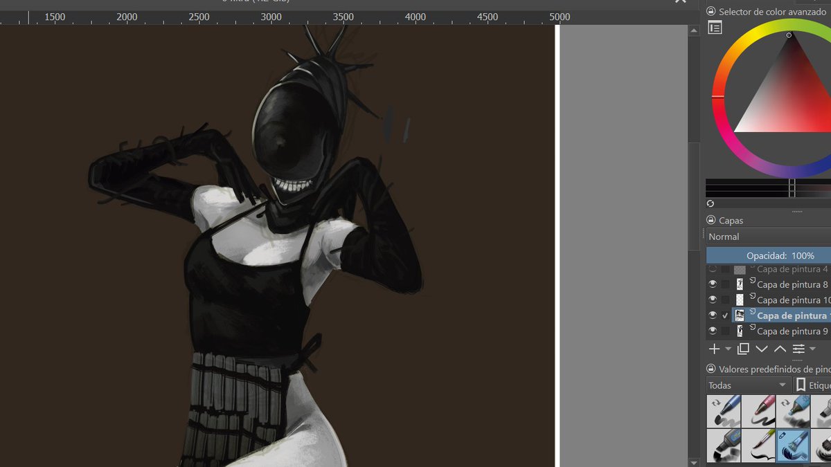 I've been working on a reze fanart heheh heres a WIP