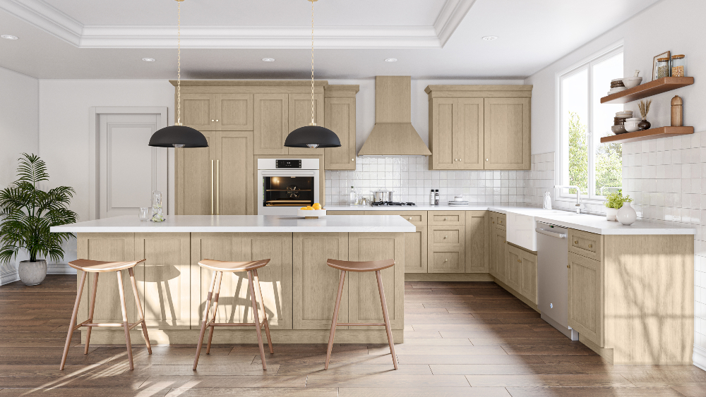 2025/2026 Design elements that make your space beautiful! A Return to Warmth, After years of stark minimalism, kitchens are getting cozy again. Think soft curves, warm tones, and welcoming designs that invite you to linger a little longer. #requarthco #fabuwood