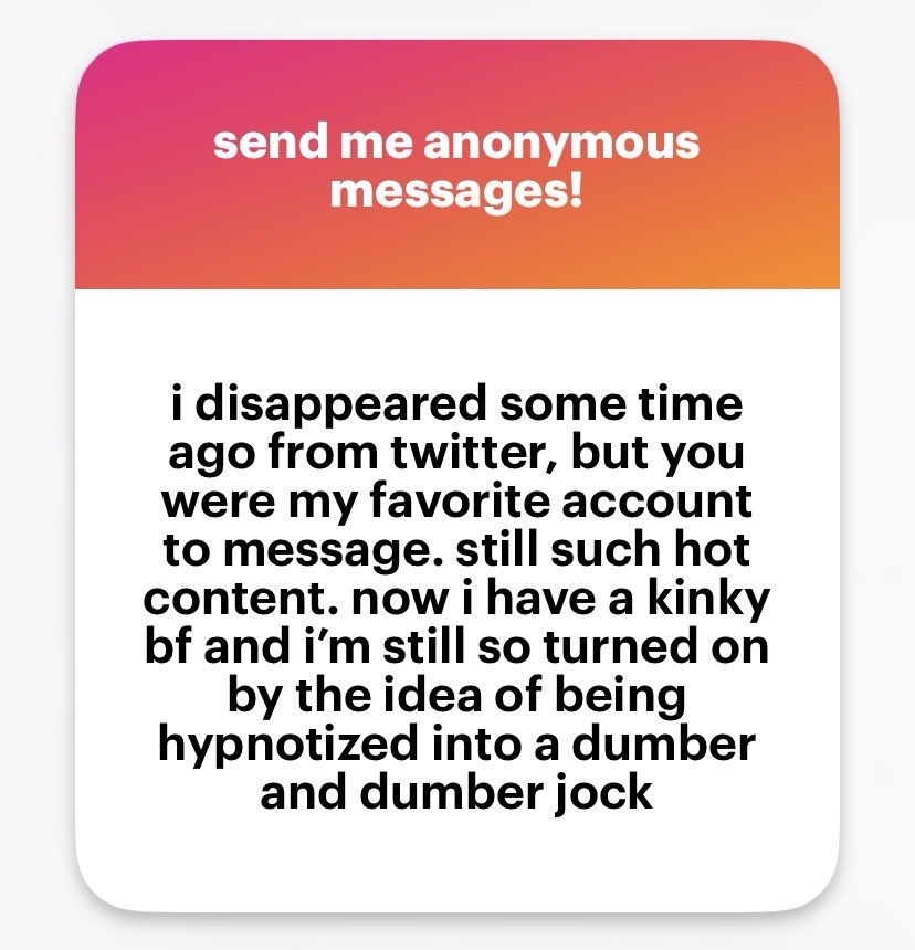 I do wonder about what happens to the guys who stop messaging or leave Twitter suddenly. I’m glad to hear one himbo still wants to be a brainwashed jocks. Maybe both you and your boyfriend will be good dumb jock toys for me soon enough. I’m sure the thought makes you throb jock.