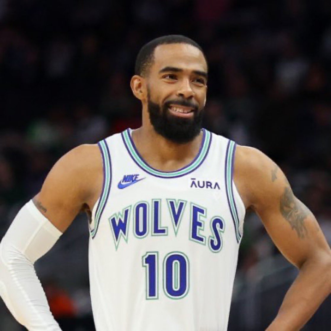 TWolvesLead's tweet image. Chris Finch says Mike Conley will start in place of Jaden McDaniels tonight