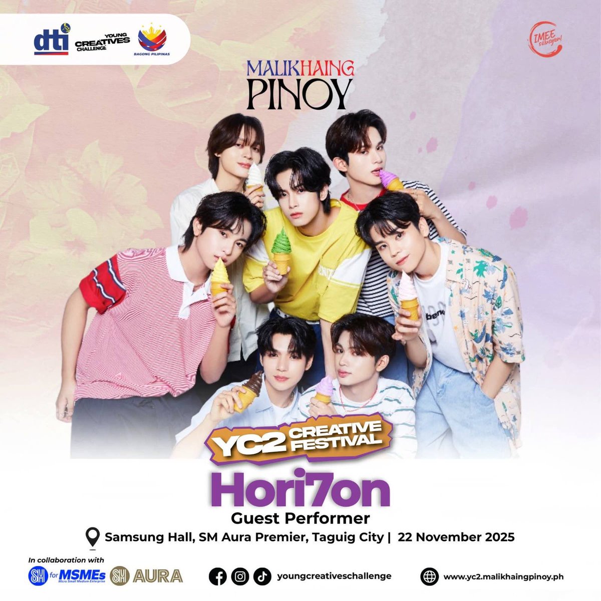 [🌟] HORI7ON SCHEDULE

🗓️ NOVEMBER 22 2025
📍 SAMSUNG HALL SM AURA PREMIER TAGUIG CITY

#HORI7ON #호라이즌
#HORI7ON_KYLER 
<a href="/HORI7ONofficial/">HORI7ONofficial</a>