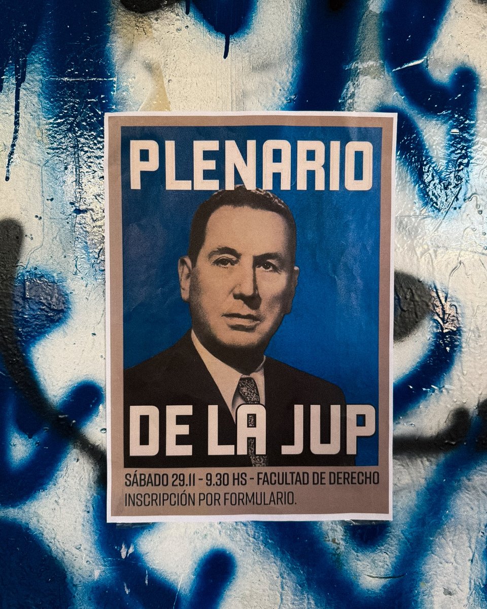 PLENARIO SÁBADO 29.11 - 9.30 HS - FACULTAD DE DERECHO UBA

🔗 INSCRIPCIÓN: forms.gle/LarN8GoNUB6ALZ…