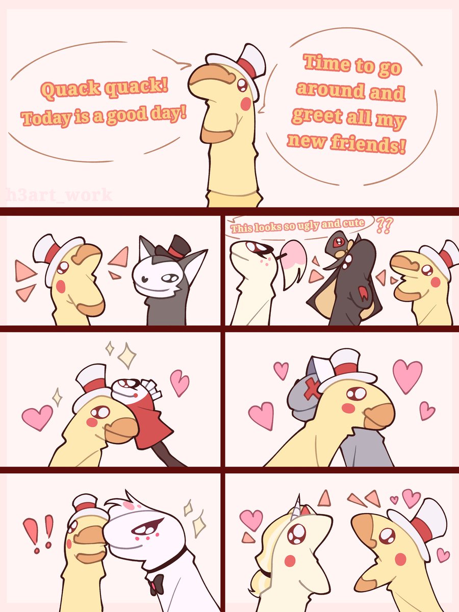 h3art_work's tweet image. Hello everyone, I&apos;m posting this wholesome comic before watching episodes 7-8 of season 2

If anything goes wrong, this is totally what happened and everyone is happy, healthy, and safe with silly little muppets of themselves handcrafted by Luci

😊💕

#HazbinHotel #radioapple