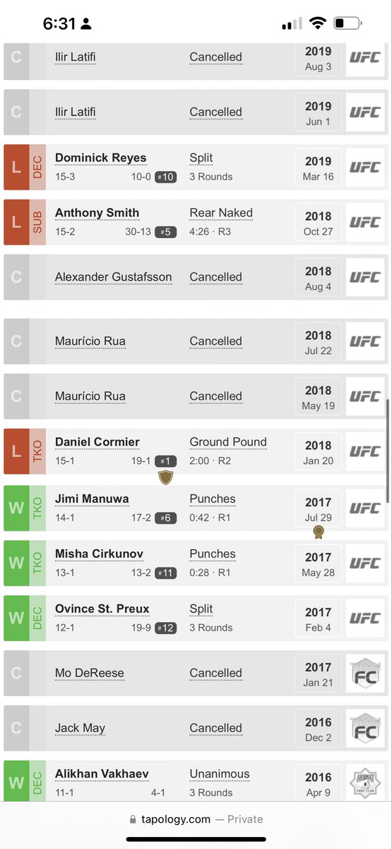 billymrunder's tweet image. look at both these records there is a clear difference one gets knocked out and one can go the distance with the highest level of comp lets be frl bro