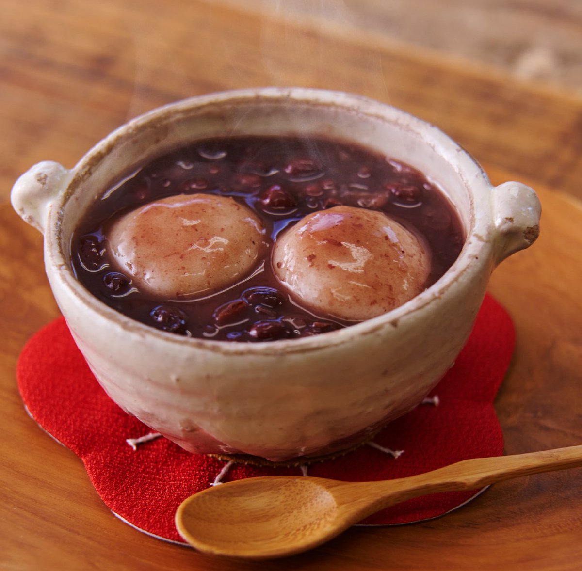 mos_burger's tweet image. モスのおしるこ、今年も販売しています🤎