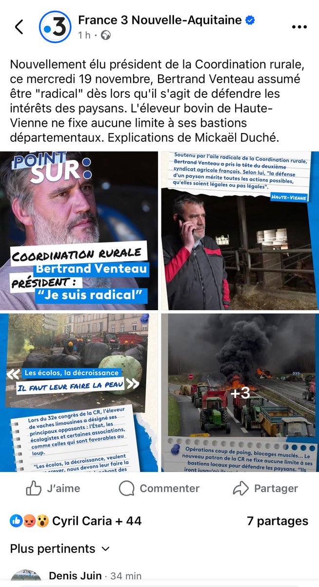 ALERTE - CE SOIR, LA GRANDE BASCULE PAYSANNE
L’exécutif et le législatif français mesurent-ils seulement la déflagration qu’ils ont déclenchée aujourd’hui dans nos campagnes ?
Ont-ils la moindre idée du niveau de colère sèche paysanne provoquée par leurs choix radicaux,
