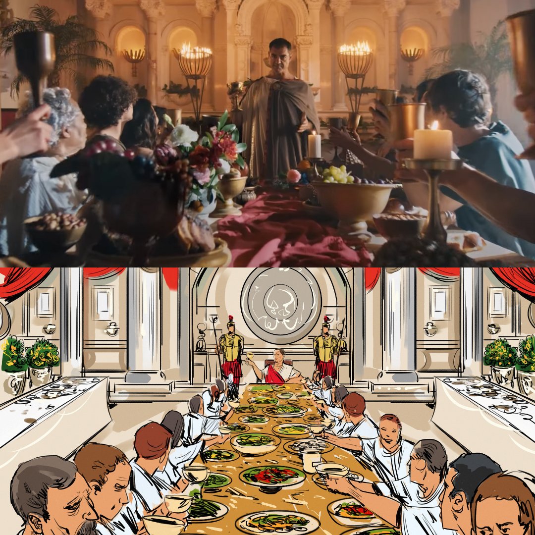 FamousFrames's tweet image. Turtleneck-clad duo Zak &amp;amp; Zach use RingCentral to warn Julius Caesar about the Ides of March in this commercial spot, with storyboard art by our artist Jeff Norwell.

Watch the full spot here: youtube.com/watch?v=4luPH-…