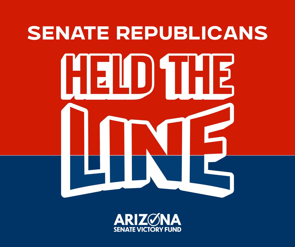 AZVictoryPAC's tweet photo. Arizona is winning because Senate Republicans are providing a check and a balance on the Hobbs administration. 

When Democrats pushed for bloated spending and higher taxes, @AZSenateGOP held the line. https://t.co/2wi5zmzhMn
