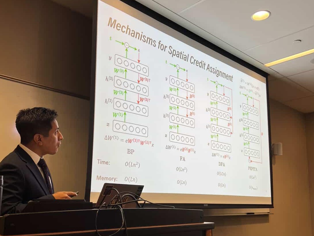 mapolinario94's tweet image. Thrilled to share that I successfully defended my PhD in Electrical &amp;amp; Computer Engineering at @PurdueECE! 🎓💛🖤🚂 My work explored energy-efficient on-device learning by combining brain-inspired algorithms with hardware co-design.
#PhD #BoilerUp #NeuromorphicComputing #EdgeAI