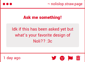 Noli_Slop's tweet image. Honestly, probably hjd noli hes so simple but so cool