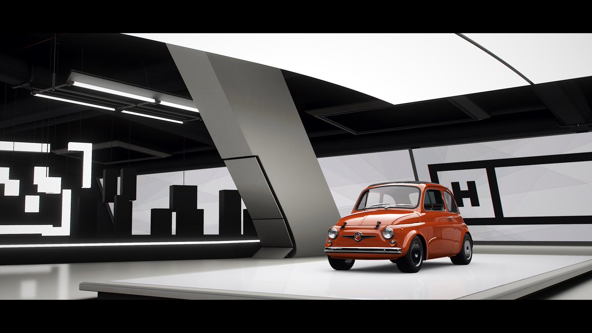 F_Type_Couger_'s tweet image. おはようございます。
今日も無理のない範囲で参りましょう🍀*゜

 #FORZAHORIZON4
アバルト 595.
ルパンカーのスポーツモデルモデル。
唯一無二の可愛さ😊