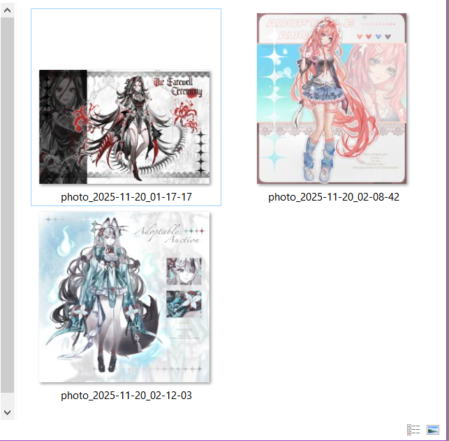 siviii_7's tweet image. future auctions ☆
I found 2 old designs and redid them a bit

#adoptable #adopt #characterdesign