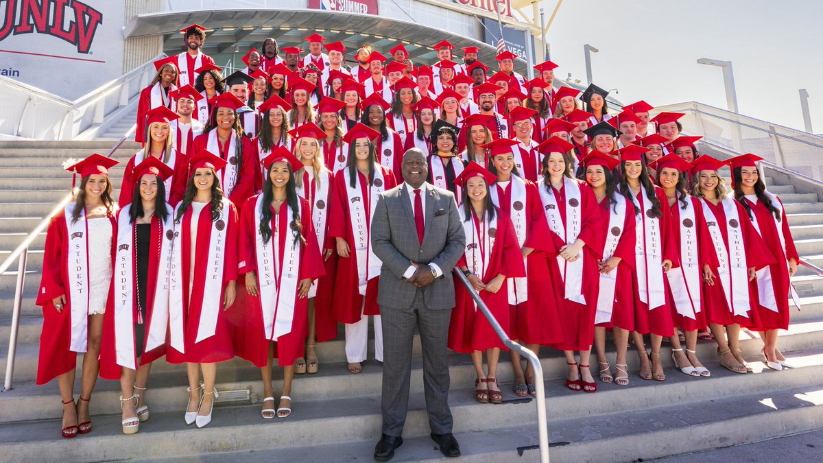 NEWS: UNLV's Student-Athlete Graduation Success Rate At 80% Or Higher For Fifth Straight Year

Athletics Department's Federal Graduation Rate again exceeds that of the general student population

MORE ➡️ bit.ly/4a1mBqs