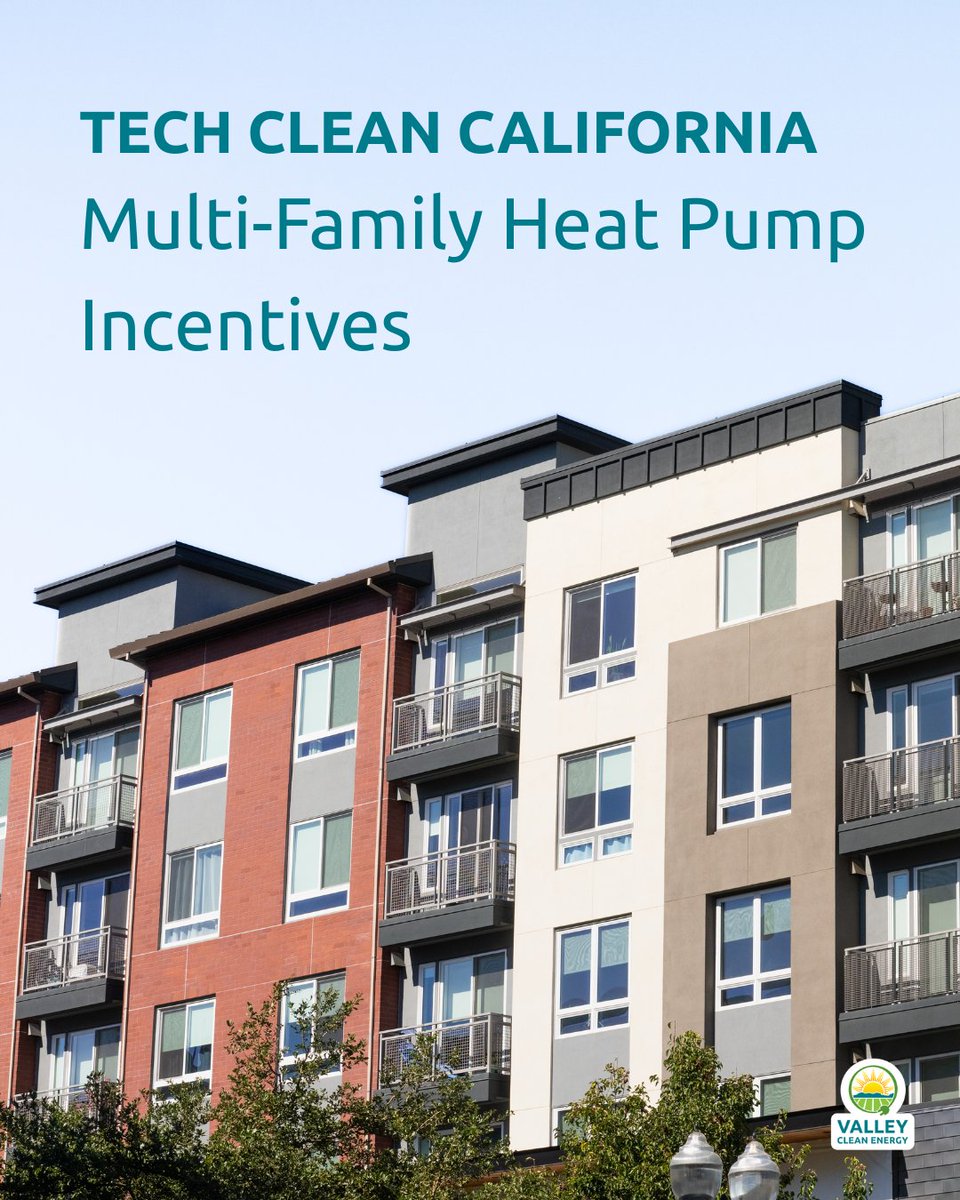 VCleanEnergy's tweet image. Open TODAY through Dec 12: TECH Clean California’s Multifamily Standard Incentives for retrofit upgrades in multifamily buildings. This includes heat-pump water heaters, electrical upgrades and more. 
Learn more:  zurl.co/2xl2d