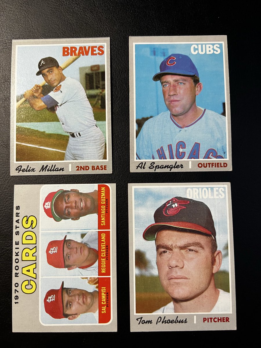 Today’s #mailday delivered four high numbers for my 1970 set build. Down to about 60 cards to finish this one. #thehobby