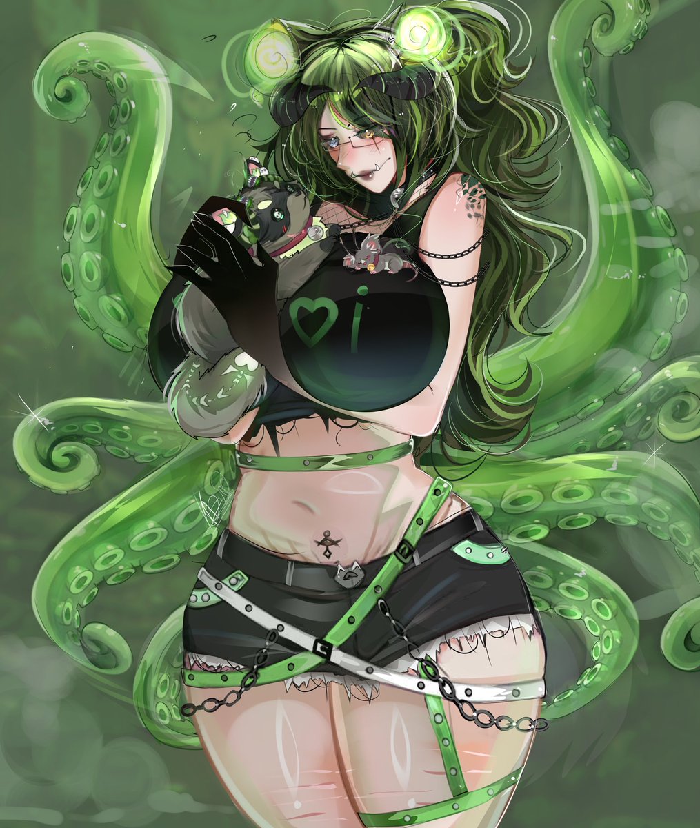 Nyghtia's tweet image. Tentacles ver. They love you :3 #Nytllusts