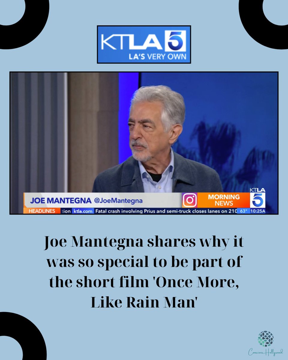 Joe Mantegna joined <a href="/ktlaENT/">KTLA Entertainment</a> on behalf of <a href="/OMLRMovie/">Once More Like Rain Man</a> to discuss the importance of disability representation in Hollywood