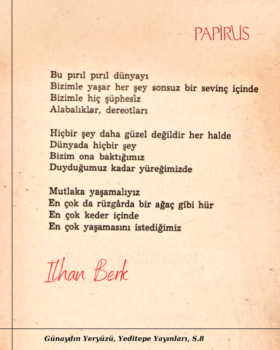 İyi ki doğdun İlhan Berk🎂