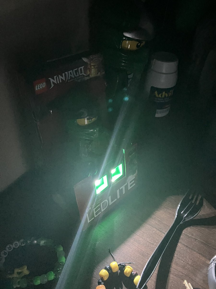 openlycomplex's tweet image. the power went out in my apartment and the only flashlight i own is lloyd so i had to go to the bathroom using his feet