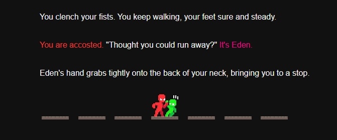 HelloIamVinter's tweet image. Why is Eden hunting me in the office building bro 💀 that was unexpected as hell