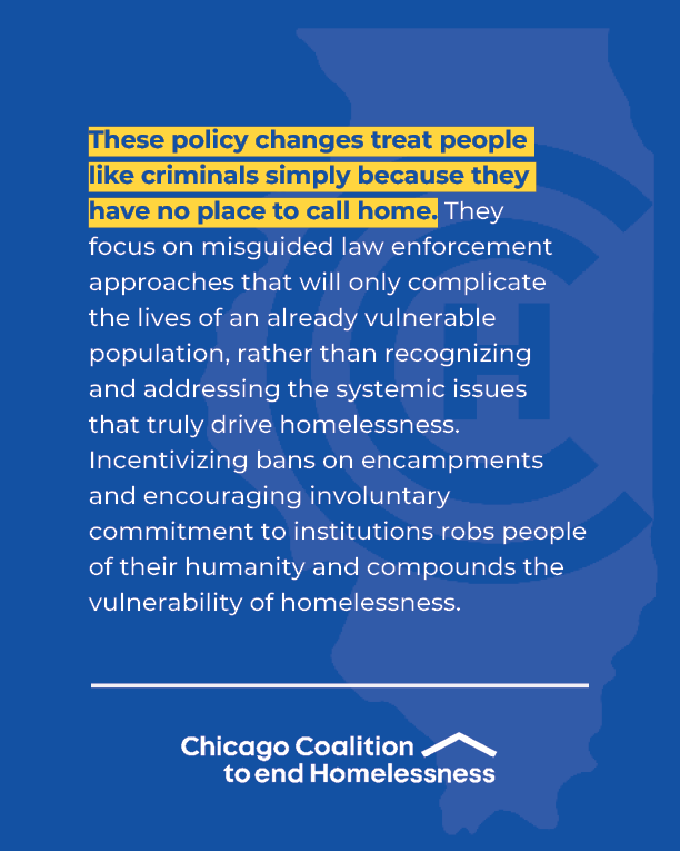 Last week, the U.S. Department of Housing and Urban Development (HUD) issued a Notice of Funding Opportunity (NOFO) regarding the distribution of $3.9 billion in annual federal funding to address homelessness. 

Read our full statement at chicagohomeless.org/nofo/