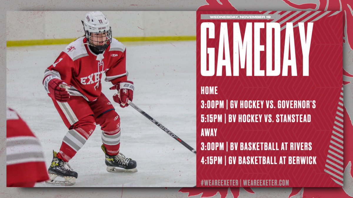 #Gameday Let's go, BIG RED! #WeAreExeter