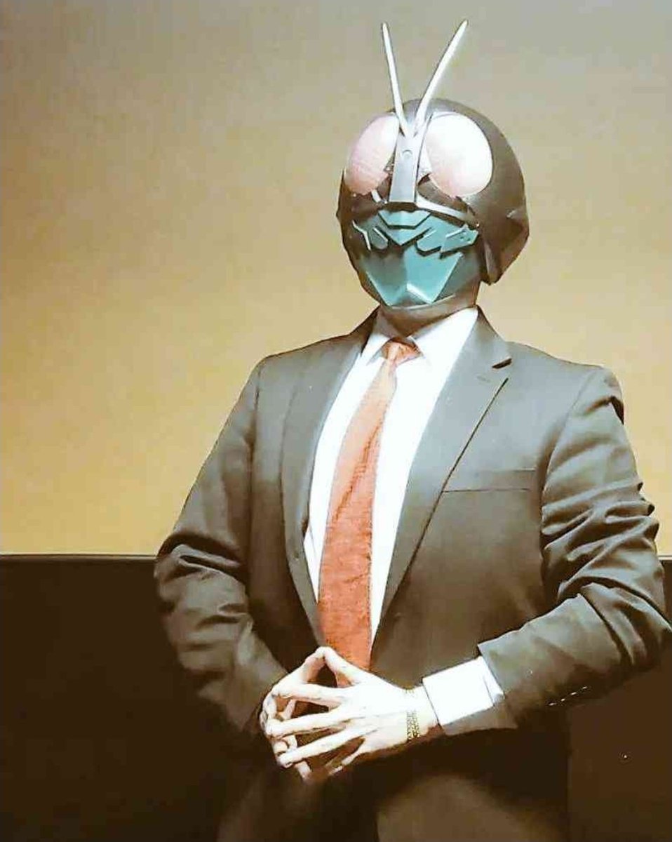 GENCZILLA's tweet image. This is how I pulled up to the Shin Kamen Rider premiere